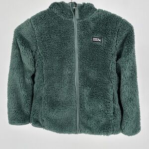 Eddie Bauer Forest Green Fleece Jacket